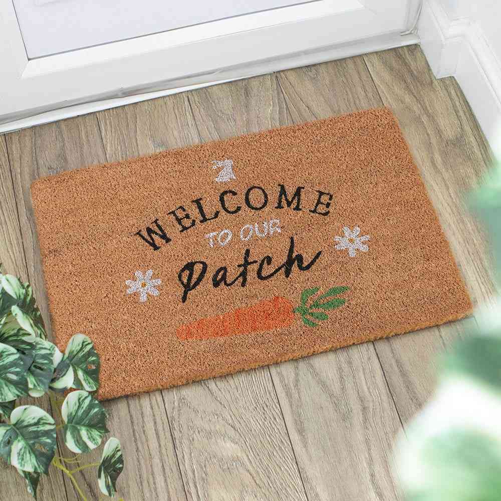 Something Different - Natural Welcome to Our Patch Fußmatte - Mehrfarben
